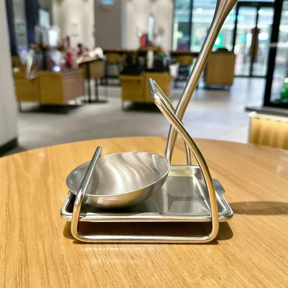 Portable Stainless Steel Cutting Board Holder Rustproof Large Capacity Spoon Holder with Draining Tray Kitchen Storage Rack
Portable Stainless Steel Cutting Board Holder Rustproof Large Capacity Spoon Holder with Draining Tray Kitchen Storage Rack