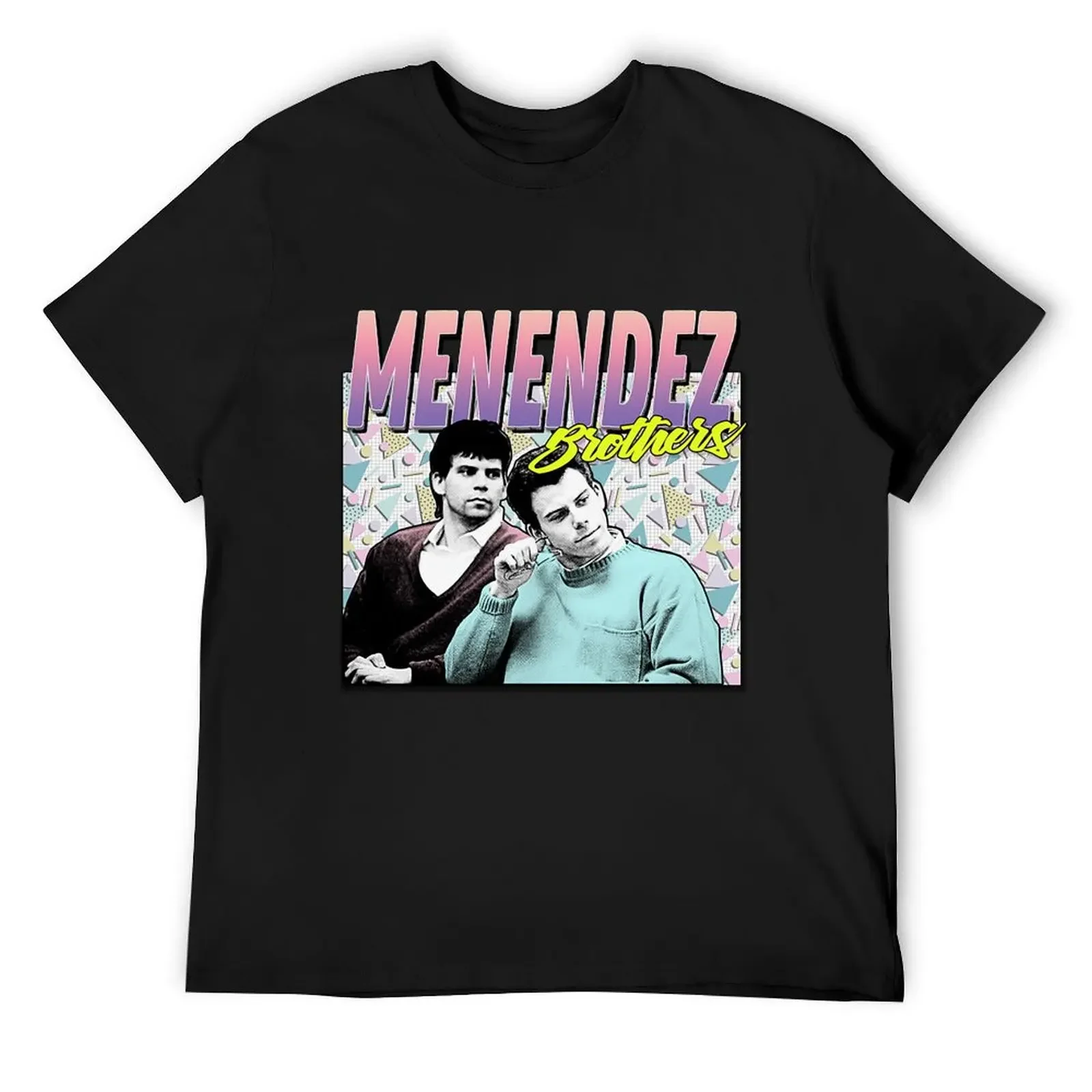 The Menendez Brothers 90s Styled Retro Graphic Design T-Shirt blacks graphic t shirts funny costumes t shirt men
The Menendez Brothers 90s Styled Retro Graphic Design T-Shirt blacks graphic t shirts funny costumes t shirt men