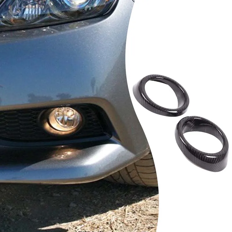 2piece set Real carbon fiber For 2010-2013 Infiniti G25 G37 car front fog light bezel decorative sticker protection accessories
2piece set Real carbon fiber For 2010-2013 Infiniti G25 G37 car front fog light bezel decorative sticker protection accessories