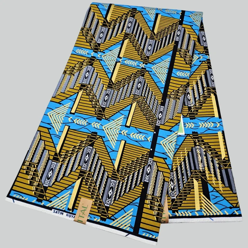 46 дюймов * 6 ярдов с геометрическим принтом, африканская хлопковая ткань в стиле батик, восковой материал для шитья одежды «сделай сам», брюки, наволочки R2287
46 дюймов * 6 ярдов с геометрическим принтом, африканская хлопковая ткань в стиле батик, восковой материал для шитья одежды «сделай сам», брюки, наволочки R2287