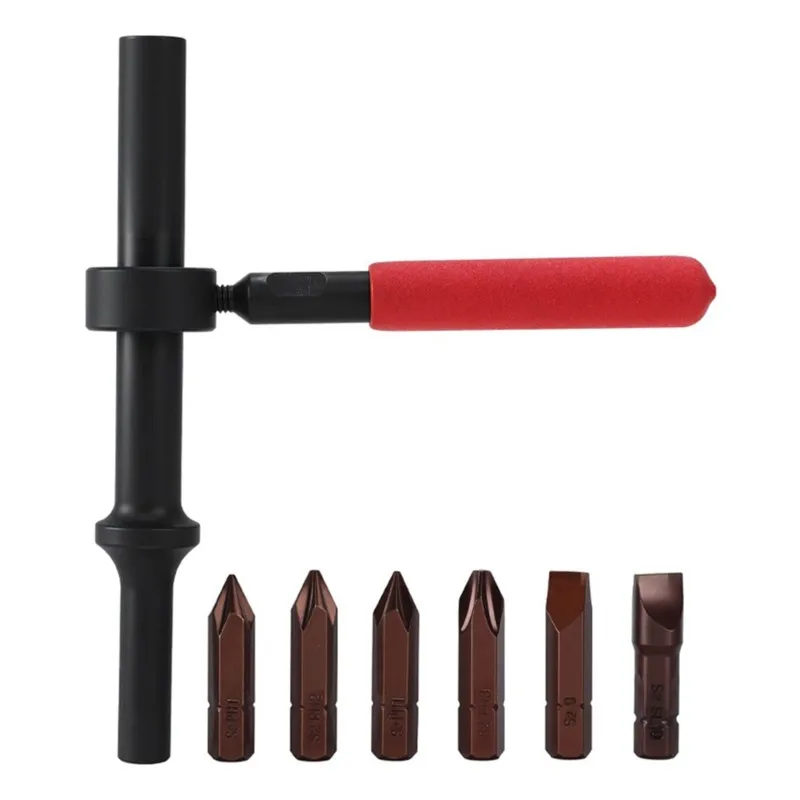 AB46-Diamond Steel Slotted& Phillips Bits 6-Piece Air Impact Screw Remover Pneumatic Hammer Compatible
AB46-Diamond Steel Slotted& Phillips Bits 6-Piece Air Impact Screw Remover Pneumatic Hammer Compatible