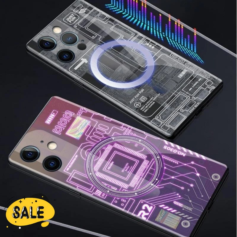 Personalized Magnetic LED Light Glow Phone Case for Iphone 12 13 14 15 16 Pro Max 16 15 14 Plus Fashion Luxury Protector Cover
Personalized Magnetic LED Light Glow Phone Case for Iphone 12 13 14 15 16 Pro Max 16 15 14 Plus Fashion Luxury Protector Cover