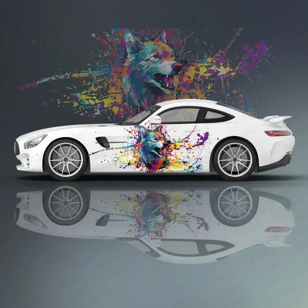 wolf ferocious animal Car Decal Protective Film Vinyl Itacar Racing Side Graphics Wrap Accessories Spray Paint auto Stickers
wolf ferocious animal Car Decal Protective Film Vinyl Itacar Racing Side Graphics Wrap Accessories Spray Paint auto Stickers