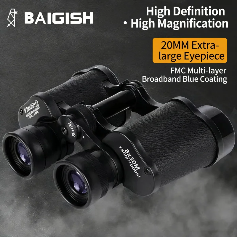 Classic 8X30 Binoculars with All-Metal Body BAK4 Prism Premium Tactical Optics for Bird Watching Hunting & Outdoor Adventure
Classic 8X30 Binoculars with All-Metal Body BAK4 Prism Premium Tactical Optics for Bird Watching Hunting & Outdoor Adventure