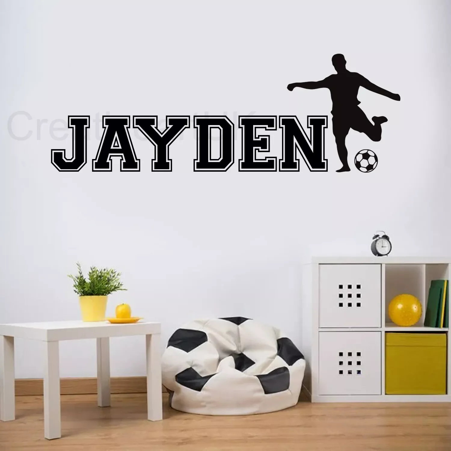 Personalised customized football soccer self-adhesive removable Wall Sticker Art Decal Mural Decor
Personalised customized football soccer self-adhesive removable Wall Sticker Art Decal Mural Decor