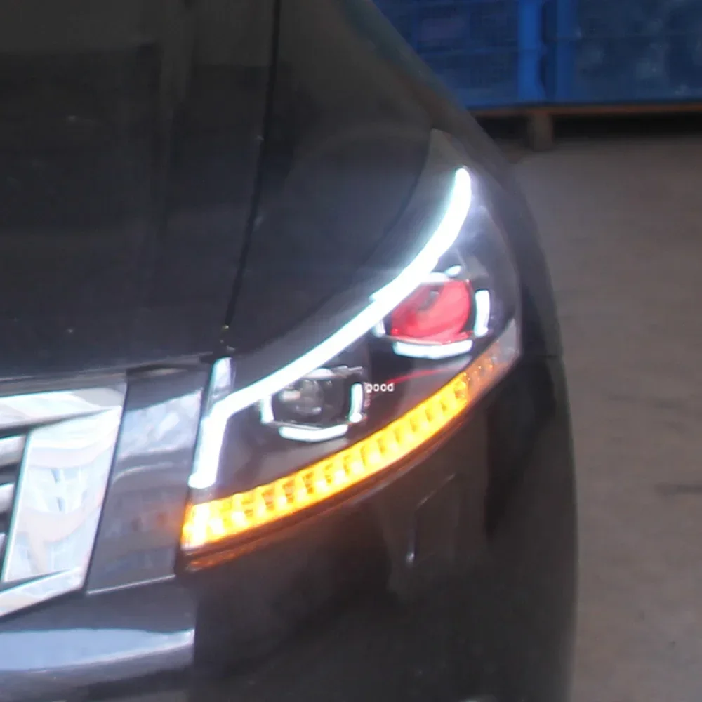 LED Auto Headlights Assembly For Honda Accord 8th 2008-2013 Upgrade Demon Eyes Style Projector Lens Plug and Play Accessories
LED Auto Headlights Assembly For Honda Accord 8th 2008-2013 Upgrade Demon Eyes Style Projector Lens Plug and Play Accessories