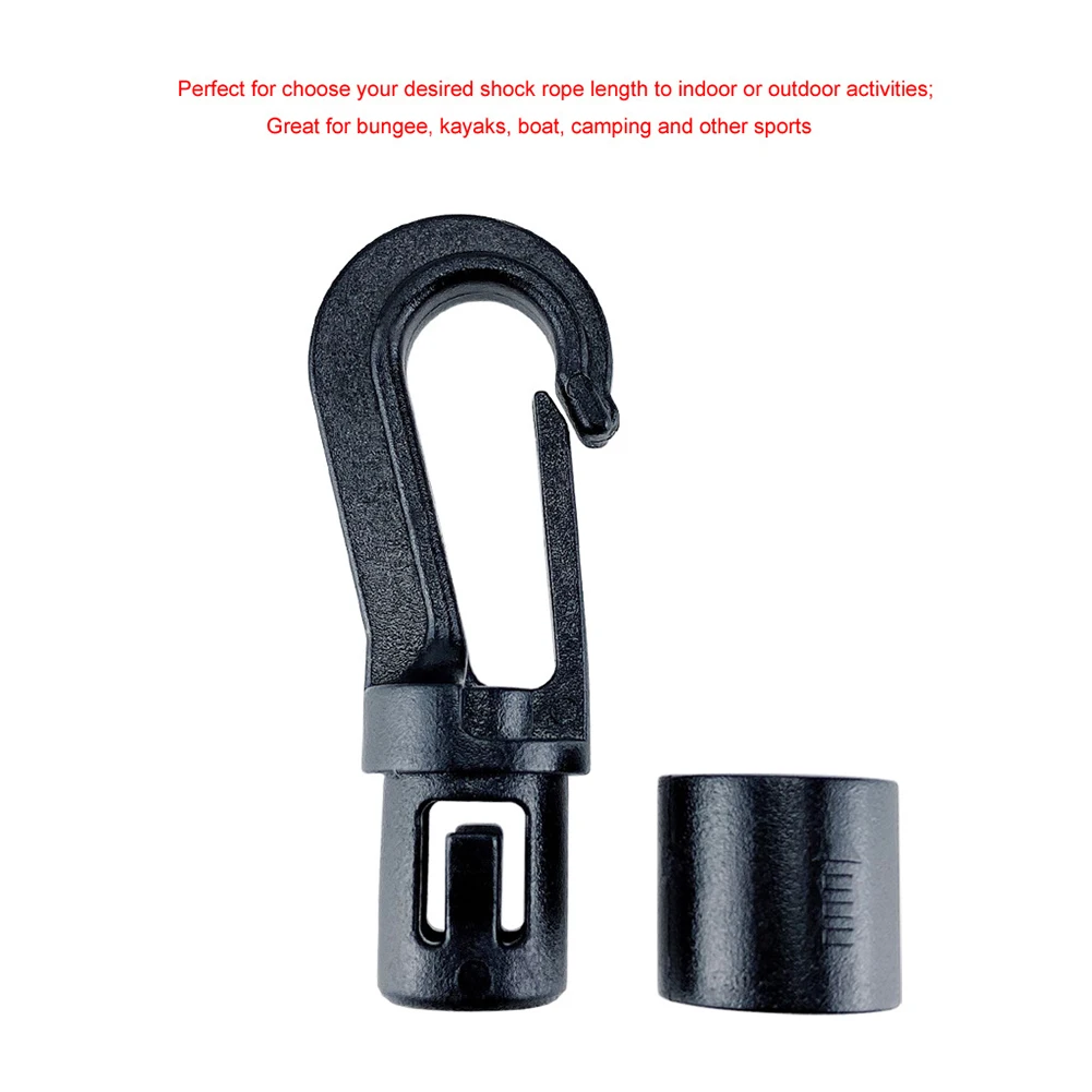 Plastic Hook for Kayaking Designed to Fit For 5mm to 8mm Bungee Cord for Securing Gear on Kayaks Boats Rafts and Campsites
Plastic Hook for Kayaking Designed to Fit For 5mm to 8mm Bungee Cord for Securing Gear on Kayaks Boats Rafts and Campsites