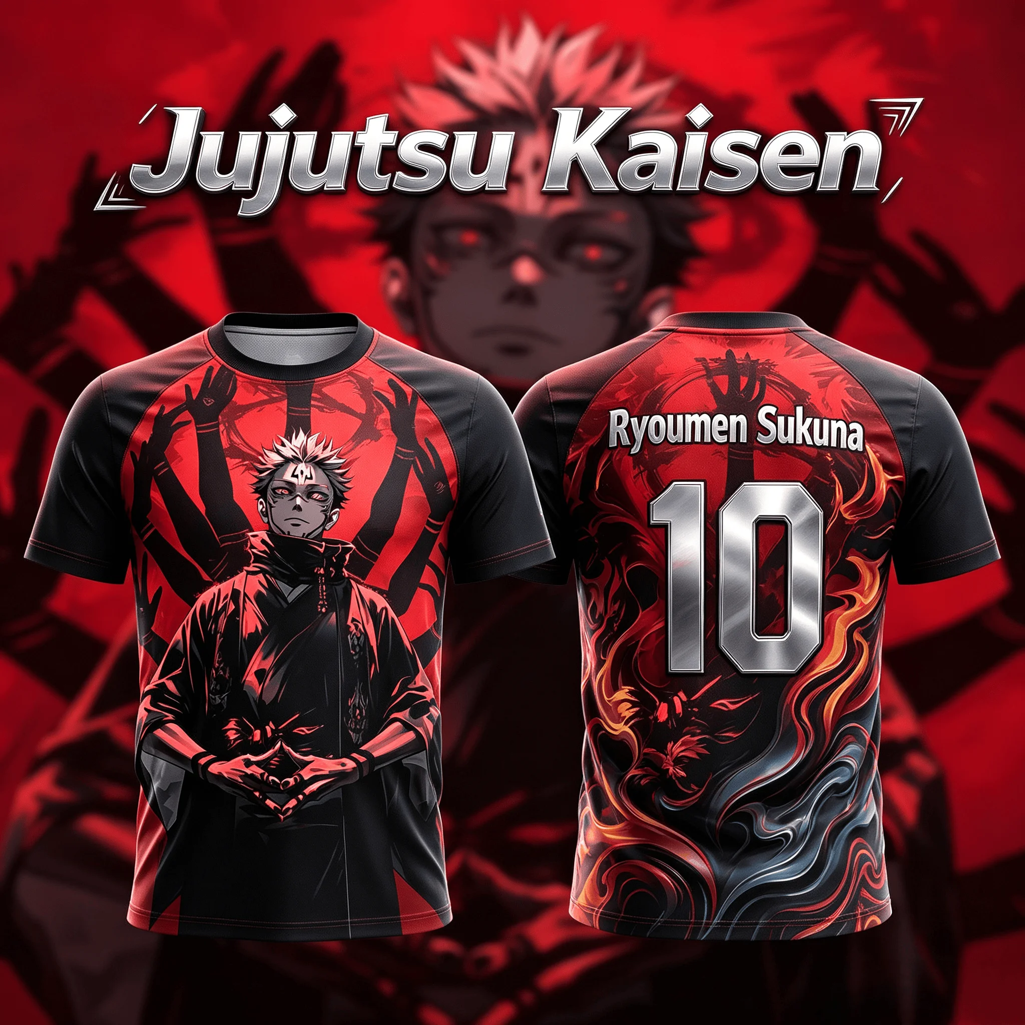2026 Summer Hot Anime Jujutsu Kaisen Ryomen Sukuna 3D Print Breathable Short Sleeve T-shirt Y2K Unisex Tops for Adults Kids
2026 Summer Hot Anime Jujutsu Kaisen Ryomen Sukuna 3D Print Breathable Short Sleeve T-shirt Y2K Unisex Tops for Adults Kids