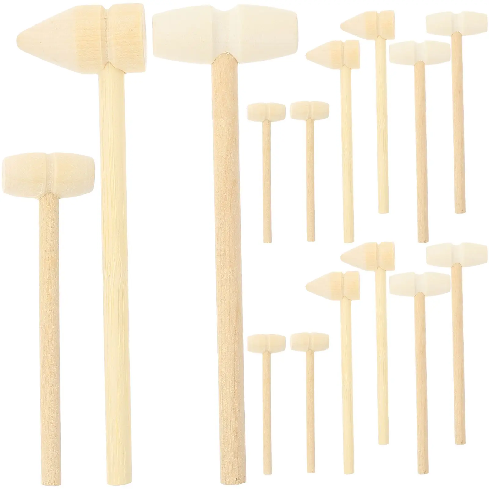 15pcs Mini Wooden Hammers Kids Toys Smooth Surface Children Hammer Toy Toddler Mallet Educational Kitchen Bar Tools
15pcs Mini Wooden Hammers Kids Toys Smooth Surface Children Hammer Toy Toddler Mallet Educational Kitchen Bar Tools