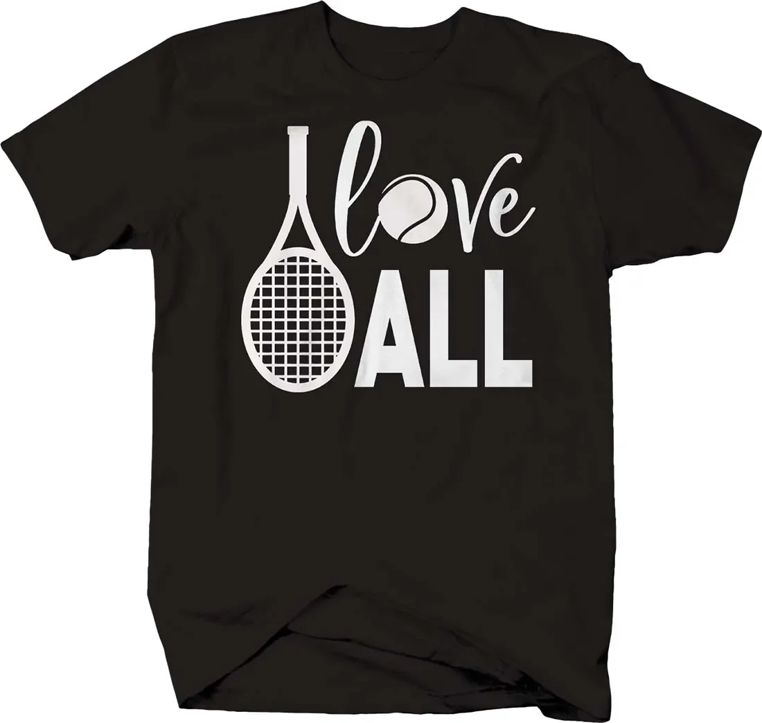 Love all funny cursive tennis racquet sports T-Shirt. Summer Cotton Short Sleeve O-Neck Mens T Shirt New S-3XL
Love all funny cursive tennis racquet sports T-Shirt. Summer Cotton Short Sleeve O-Neck Mens T Shirt New S-3XL