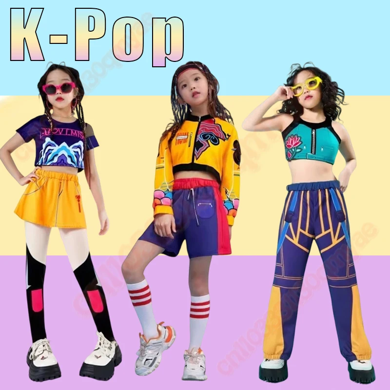 Kids Girls Rumi Zoey Mira Cosplay Costume Outfits Cartoon Demon Hunter of KPop Roleplay Children Suits Halloween Carnival Party
Kids Girls Rumi Zoey Mira Cosplay Costume Outfits Cartoon Demon Hunter of KPop Roleplay Children Suits Halloween Carnival Party