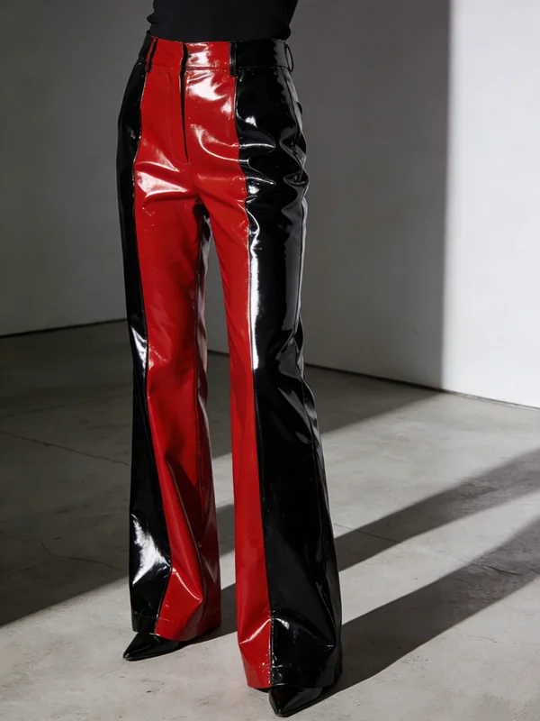 Latex Pants Rubber Black and Red Color-blocking Trousers Cosplay Slacks 0.4mm S-XXL
Latex Pants Rubber Black and Red Color-blocking Trousers Cosplay Slacks 0.4mm S-XXL