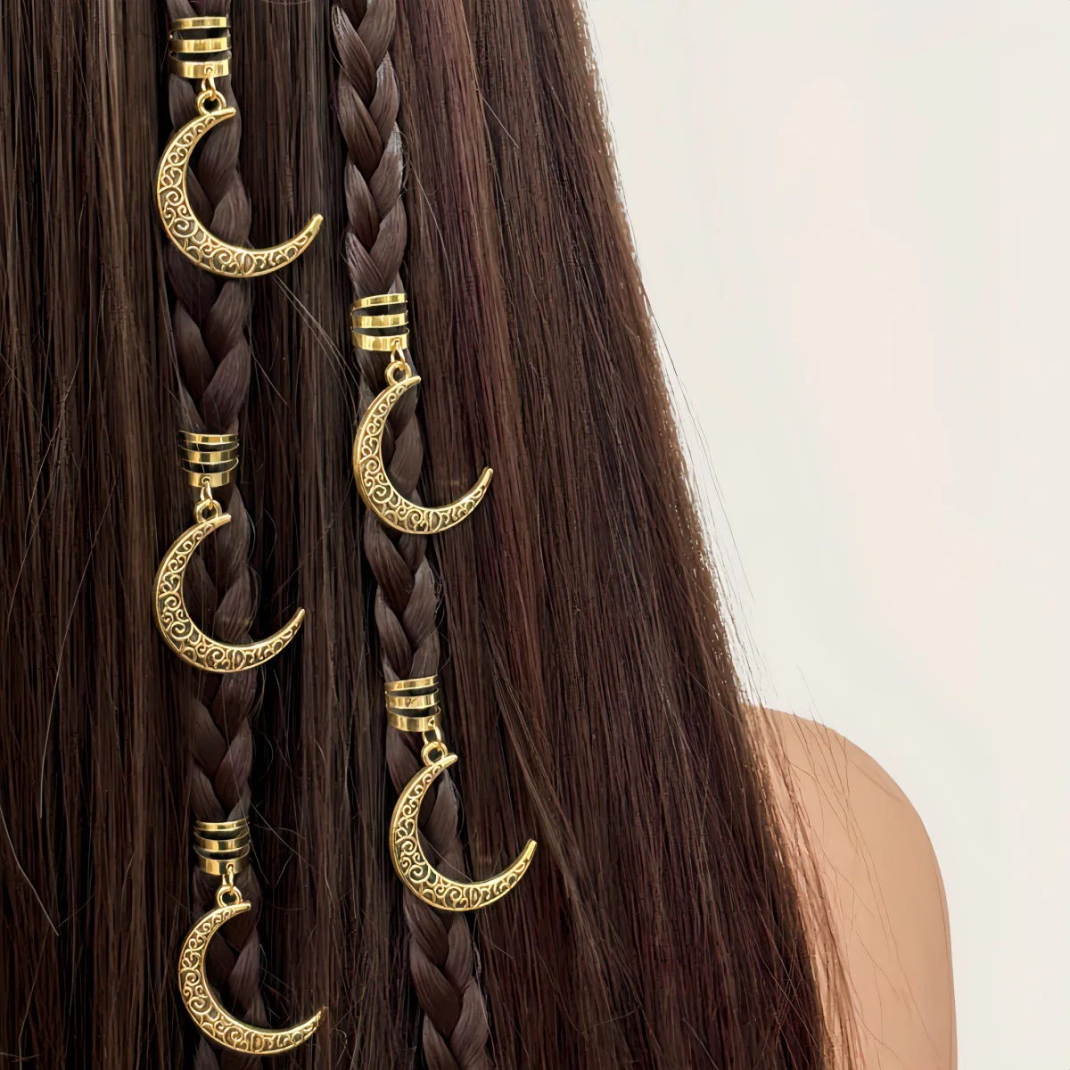 Ethnic Vintage Metal Star Moon Hair Rings 10pcs Dreadlock Braiding Accessories Premium Non Tangle for Festival Home DIY
Ethnic Vintage Metal Star Moon Hair Rings 10pcs Dreadlock Braiding Accessories Premium Non Tangle for Festival Home DIY