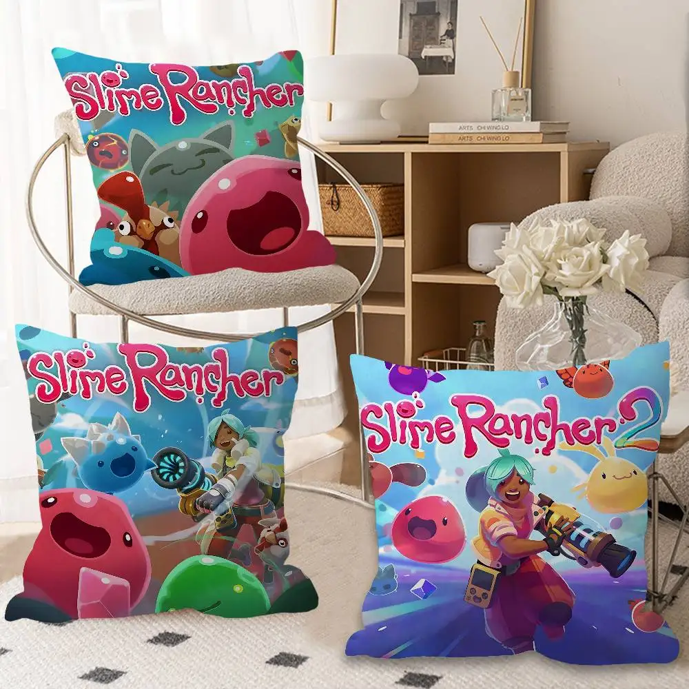 Popular Game S-Slime R-Rancher Cushion Cover Decorative Pillow Sofa Home Decor Case Pillow Cases
Popular Game S-Slime R-Rancher Cushion Cover Decorative Pillow Sofa Home Decor Case Pillow Cases