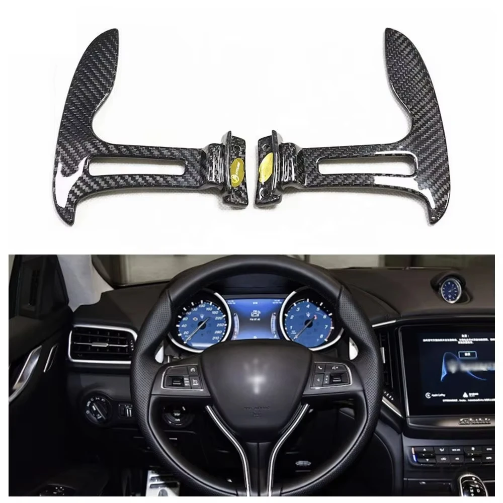 Carbon Fiber Paddle Shift Shifter for Maserati Ghibli Quattroporte VI Levante 2013-UP Interior Trim
Carbon Fiber Paddle Shift Shifter for Maserati Ghibli Quattroporte VI Levante 2013-UP Interior Trim