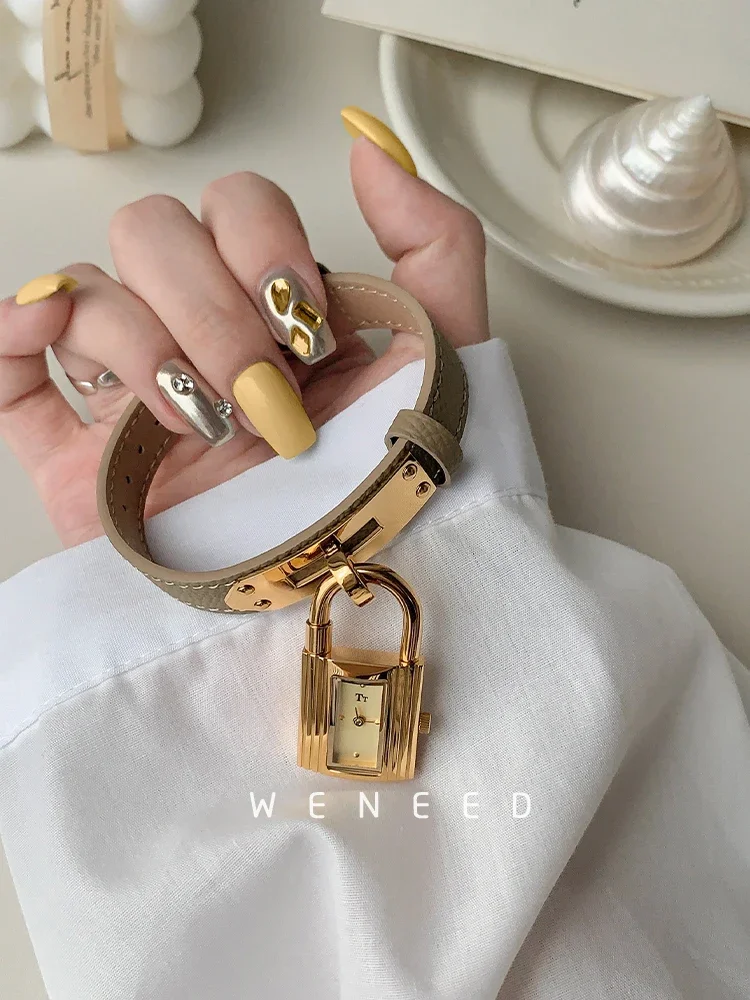 Lock Dial Watch for Women Fashion Personality 2026 New Niche Light Luxury Quartz Women's Watch Relojes Para Mujer
Lock Dial Watch for Women Fashion Personality 2026 New Niche Light Luxury Quartz Women's Watch Relojes Para Mujer