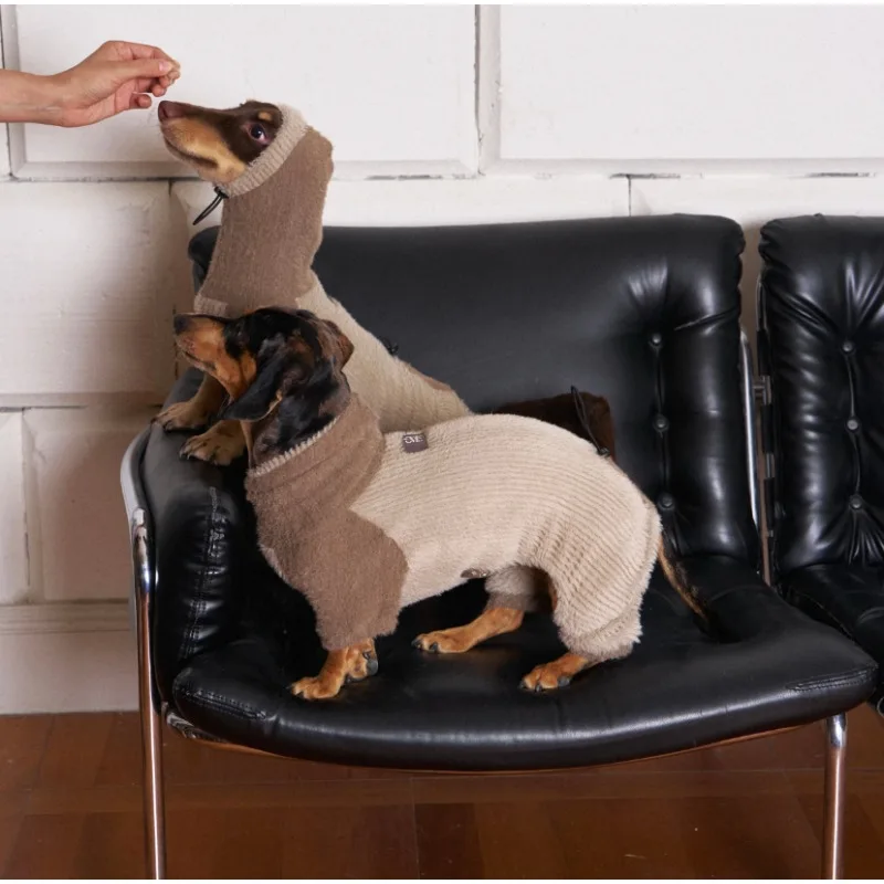 Fashion Long Sleeves Faux Mink Sweater for Dachshund Dogs Imitation Pullable Knitted Winter Warm Quad Weenie Greyhound Clothing
Fashion Long Sleeves Faux Mink Sweater for Dachshund Dogs Imitation Pullable Knitted Winter Warm Quad Weenie Greyhound Clothing