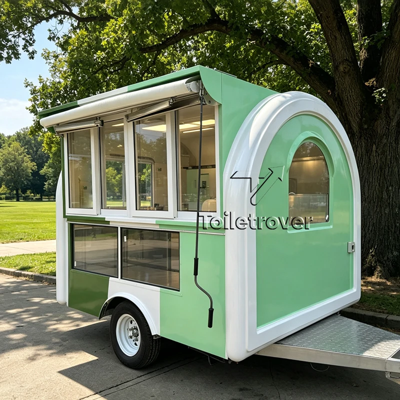 Outdoor Mobile Food Trailer Waffle Crepe Food Trailer Cart Dessert Pancake Donut Commercial Food Truck with Fully Equipped
Outdoor Mobile Food Trailer Waffle Crepe Food Trailer Cart Dessert Pancake Donut Commercial Food Truck with Fully Equipped