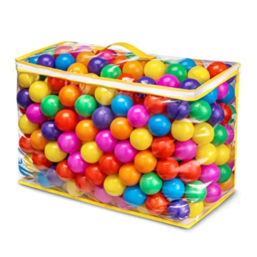 Ball Pit Balls Phthalate Free BPA Free Crush Proof Plastic - 7 Bright Colors in Reusable Play Toys for with Storage Bag
Ball Pit Balls Phthalate Free BPA Free Crush Proof Plastic - 7 Bright Colors in Reusable Play Toys for with Storage Bag