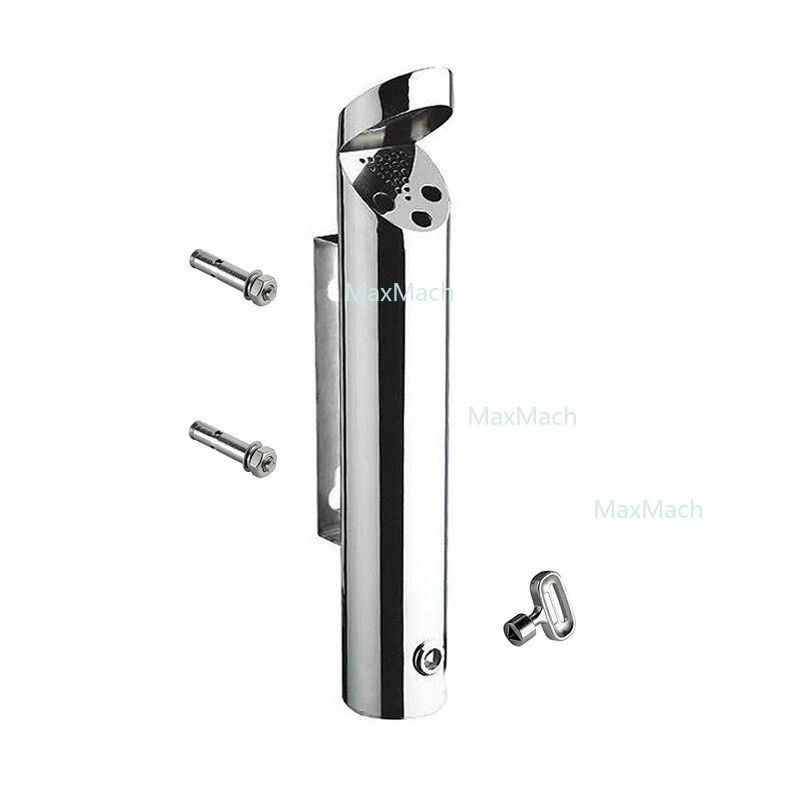 Нержавеющая сталь 304, настенная пепельница из нержавеющей стали, запираемый цилиндр, мусорная урна для пепла для уличного патио, общественного использования
Нержавеющая сталь 304, настенная пепельница из нержавеющей стали, запираемый цилиндр, мусорная урна для пепла для уличного патио, общественного использования