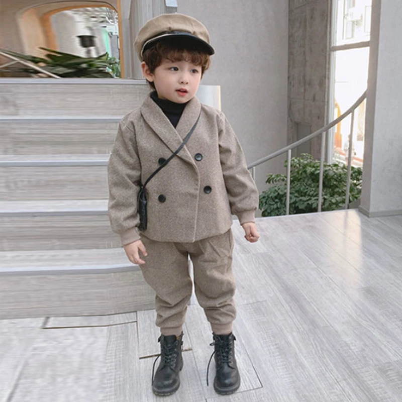 Kid Boys Spring and fall Suit Boys Baby Clothes set 2023 new Children's Clothing Casual Tops + pants 2 piece set Formal wear
Kid Boys Spring and fall Suit Boys Baby Clothes set 2023 new Children's Clothing Casual Tops + pants 2 piece set Formal wear