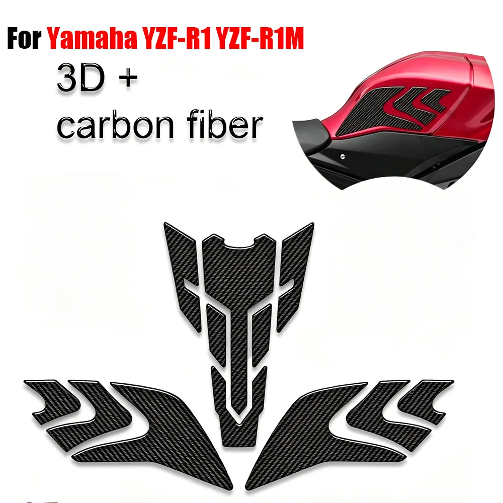 3D Carbon Fiber Stickers Decals Protector For Yamaha YZF-R1 YZF-R1M YZFR1 YZFR1M YZF R1 R1M Tank Pad Cap Gas Fuel Knee
3D Carbon Fiber Stickers Decals Protector For Yamaha YZF-R1 YZF-R1M YZFR1 YZFR1M YZF R1 R1M Tank Pad Cap Gas Fuel Knee