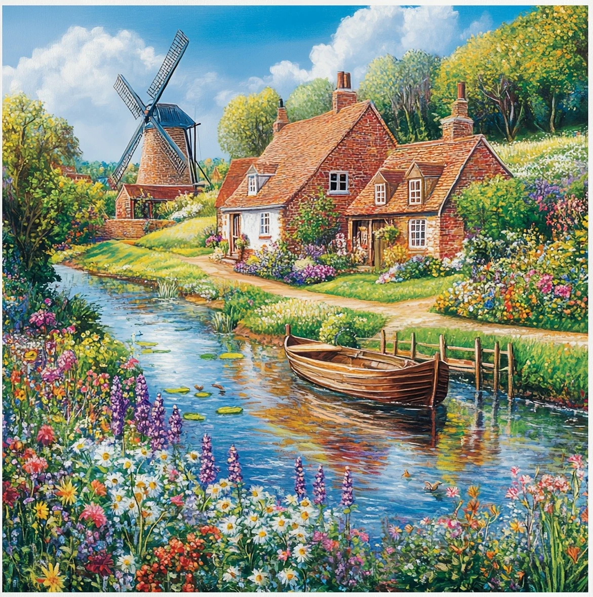 Spring Flower Wooden House Scenery Jigsaw Puzzle 500/1024 PCS Holiday Stress Relieving Fun Games Home Decor Holiday Gifts
Spring Flower Wooden House Scenery Jigsaw Puzzle 500/1024 PCS Holiday Stress Relieving Fun Games Home Decor Holiday Gifts