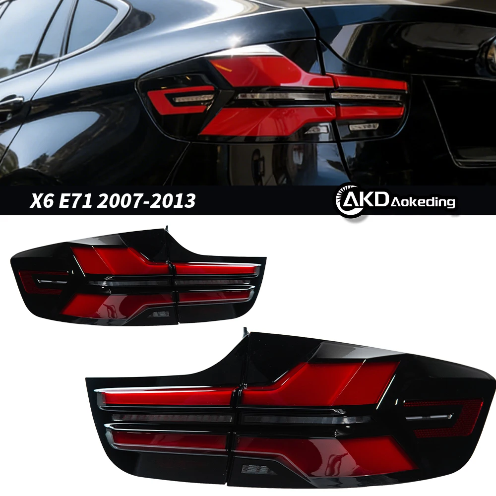 Auto Parts Tail light For BMW X6 E71 2010-2013 latest Styling Steering signal Brake reversing light Car Accesorios Modified
Auto Parts Tail light For BMW X6 E71 2010-2013 latest Styling Steering signal Brake reversing light Car Accesorios Modified