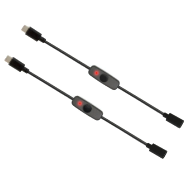 Выключатель питания USB Type C со световым индикатором «папа-мама» Удлинительный кабель USB-C для 4B, 2 шт.
Выключатель питания USB Type C со световым индикатором «папа-мама» Удлинительный кабель USB-C для 4B, 2 шт.