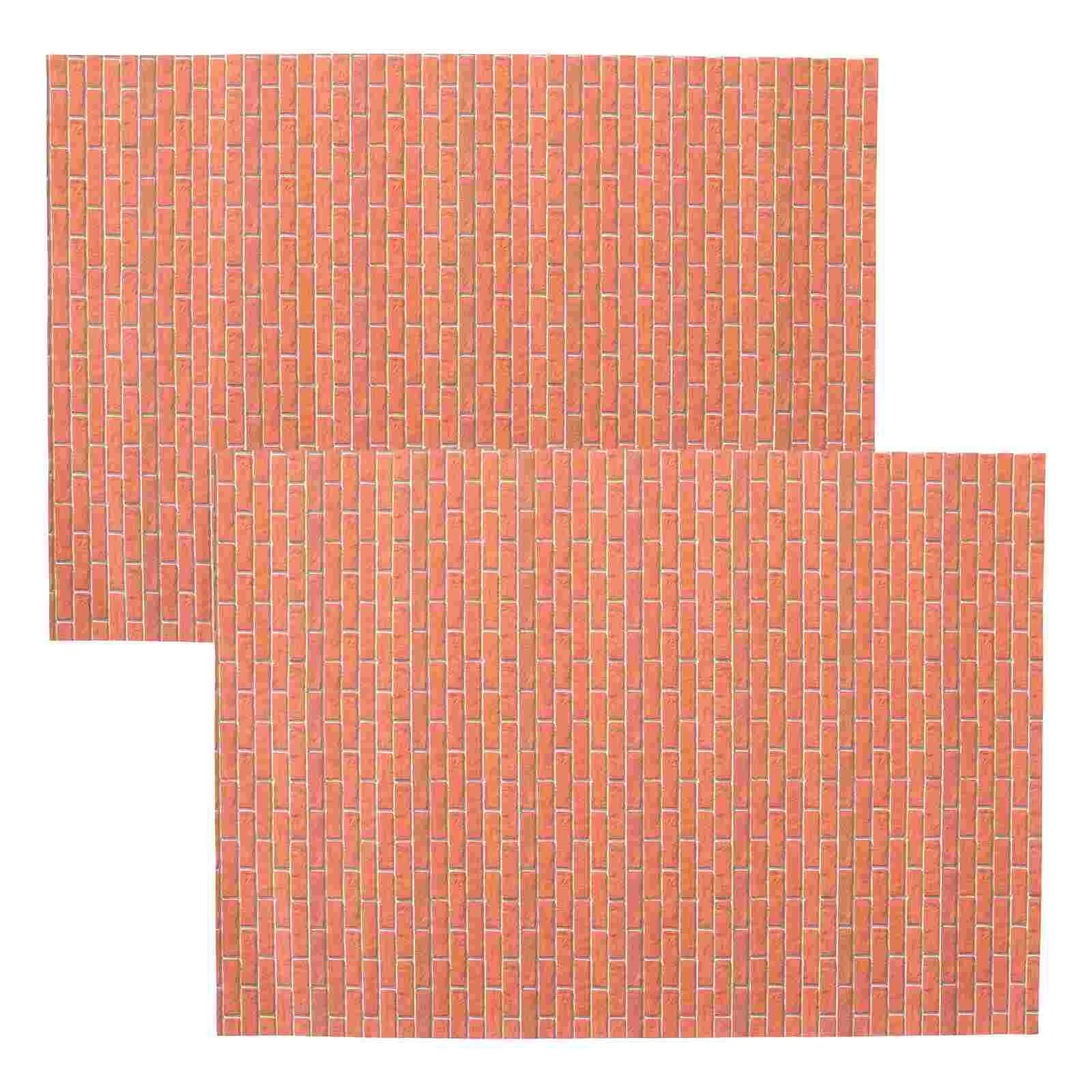 2 Sheets House Mini Wallpaper Sticker Hat Brim Shaper Wallpapers Stickers Carpet for Accessories Decor Miniature
2 Sheets House Mini Wallpaper Sticker Hat Brim Shaper Wallpapers Stickers Carpet for Accessories Decor Miniature
