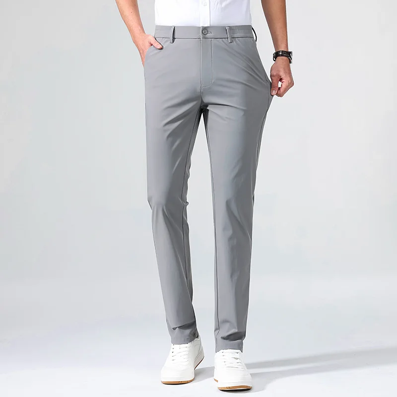 Men Business Pants Winter Men's Trousers Man Casual Formal Clothes Social Suit Clothing Slacks Pants Mens Summer Ice Silk Pants
Men Business Pants Winter Men's Trousers Man Casual Formal Clothes Social Suit Clothing Slacks Pants Mens Summer Ice Silk Pants
