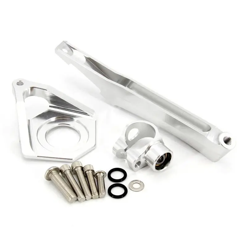 Motorcycle Steering Stabilizer Damper Mounting Bracket Kit For YZF-R6 YZF600 2003 2004 2005-L94A
Motorcycle Steering Stabilizer Damper Mounting Bracket Kit For YZF-R6 YZF600 2003 2004 2005-L94A