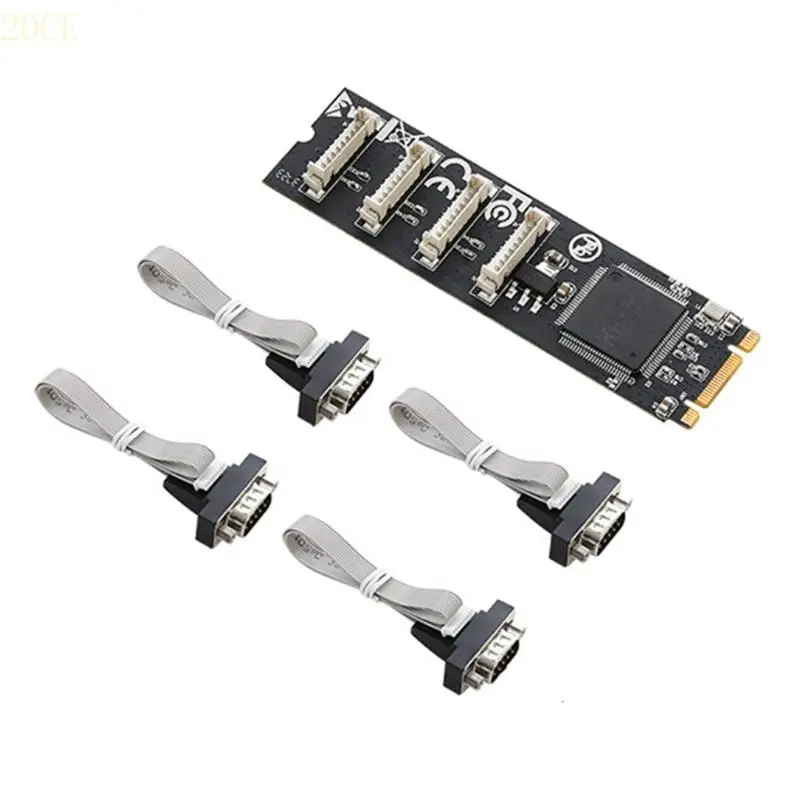 20CE 4 Serial Ports Controller Card M.2 M-Key DB9 RS232 Adapter M.2 M-Key COM Card
20CE 4 Serial Ports Controller Card M.2 M-Key DB9 RS232 Adapter M.2 M-Key COM Card