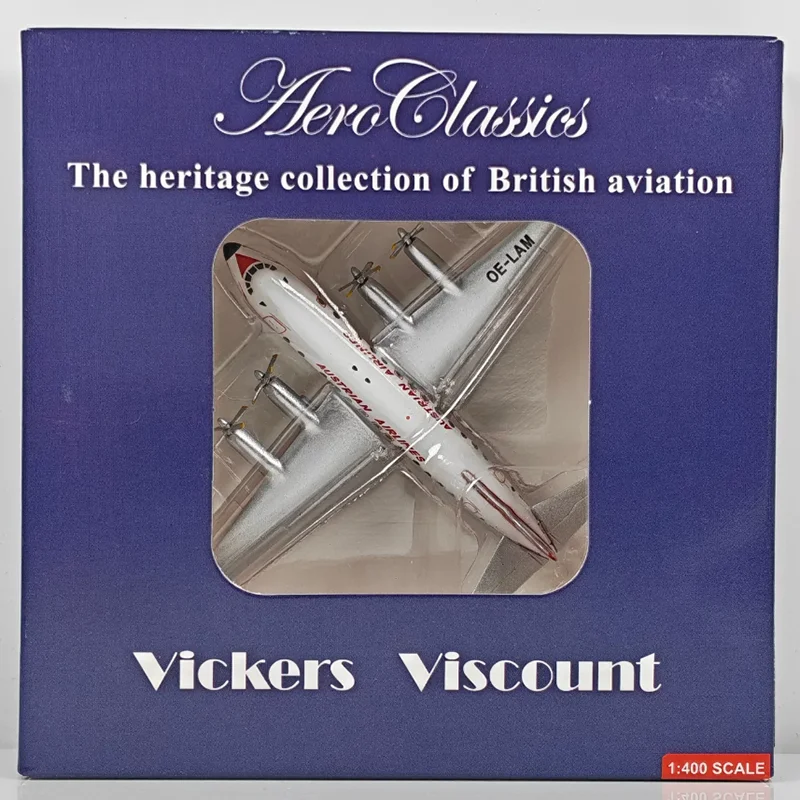 Коллекционная модель самолета AeroClassics 1/400 Austrian Airlines Viscount 800 OE-LAM из литого сплава, декоративный предмет, подарок
Коллекционная модель самолета AeroClassics 1/400 Austrian Airlines Viscount 800 OE-LAM из литого сплава, декоративный предмет, подарок