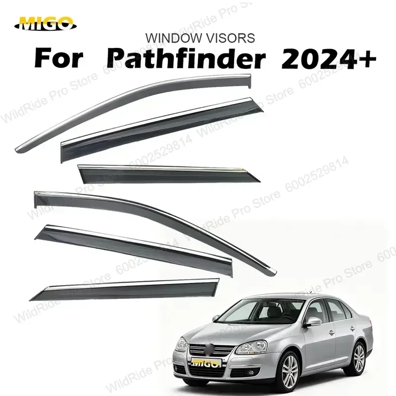 Window Visor Deflector for NISSAN PATHFINDER 2024 Stainless Steel Vent Visors with High Light Transmittance
Window Visor Deflector for NISSAN PATHFINDER 2024 Stainless Steel Vent Visors with High Light Transmittance