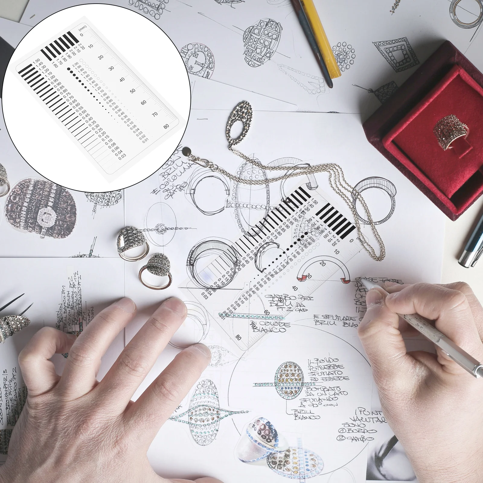 Transparent Flaw Detection Gauge High Precision Measurement Ruler For Crack Spot Line Inspection Plastic Wear-Resistant Defect
Transparent Flaw Detection Gauge High Precision Measurement Ruler For Crack Spot Line Inspection Plastic Wear-Resistant Defect