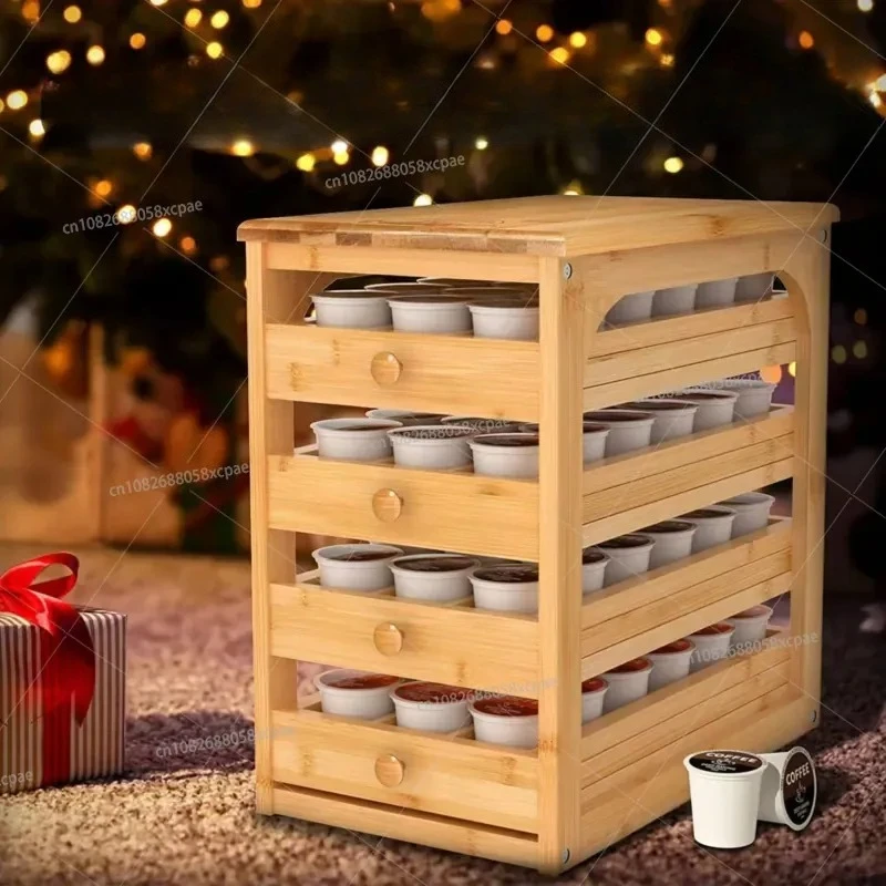 New Wooden Coffee Capsule Shelf Desktop Drawer Storage Box Solid Wood Multi-layer Coffee Pod Storage Rack
New Wooden Coffee Capsule Shelf Desktop Drawer Storage Box Solid Wood Multi-layer Coffee Pod Storage Rack