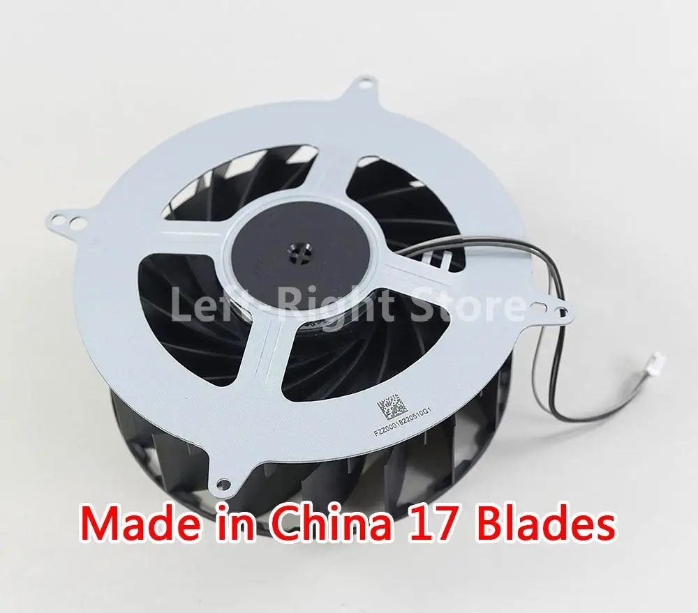 1PC For Sony PlayStation 5 PS5 17 blades 12V DC 1.90A Cooling Fan Internal Fan Single Acting For Foxconn Made In China
1PC For Sony PlayStation 5 PS5 17 blades 12V DC 1.90A Cooling Fan Internal Fan Single Acting For Foxconn Made In China