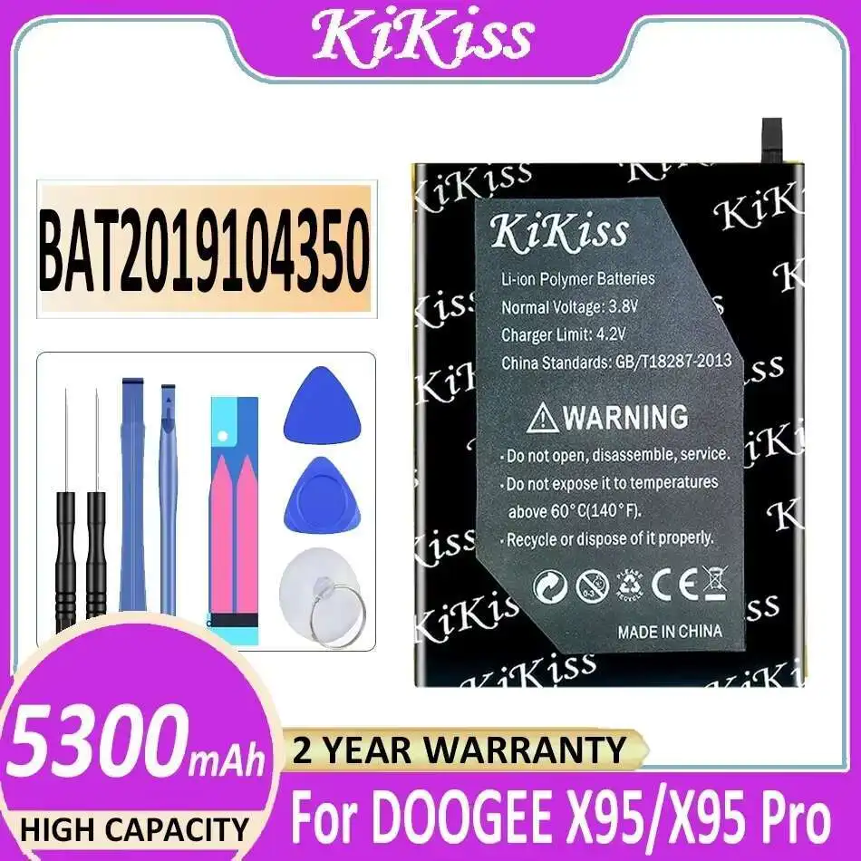Аккумулятор мобильного телефона BAT2019104350 для Doogee X95 Pro X95Pro, высокая совместимость, высокая емкость, 5300 мАч
Аккумулятор мобильного телефона BAT2019104350 для Doogee X95 Pro X95Pro, высокая совместимость, высокая емкость, 5300 мАч