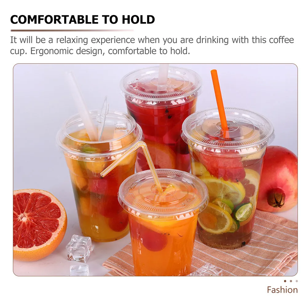 50Sets Disposable Drinking Cups Clear Compact Exquisite Craftsmanship Beverage Cups for Fruit Tea Milk Tea Juice Smoothies
50Sets Disposable Drinking Cups Clear Compact Exquisite Craftsmanship Beverage Cups for Fruit Tea Milk Tea Juice Smoothies
