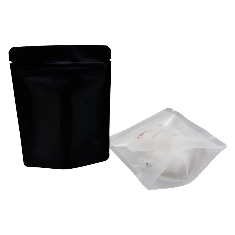 3.5g Mylar Bags Smell Proof Matte Black Edible Packaging Gummy Candy Packaging Bags With Clear Front
3.5g Mylar Bags Smell Proof Matte Black Edible Packaging Gummy Candy Packaging Bags With Clear Front