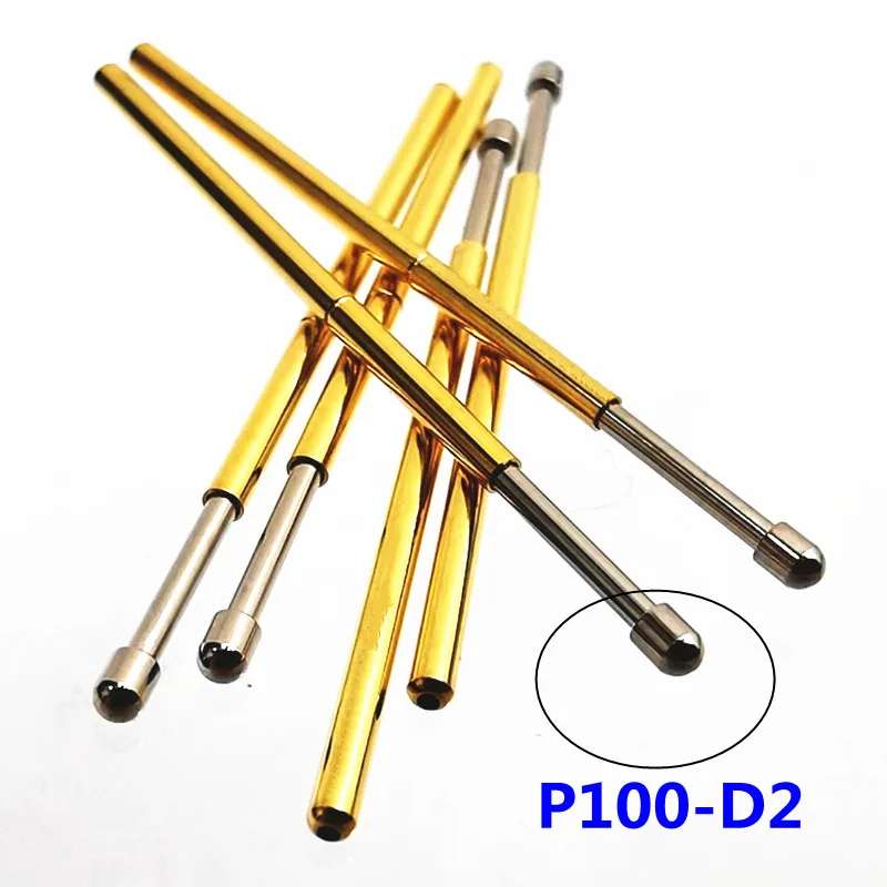 100PCS/Pack P100-D2 Big Round Head Spring Test Probe Outer Diameter 1.36mm Length 33.35mm PCB Pogo Pin
100PCS/Pack P100-D2 Big Round Head Spring Test Probe Outer Diameter 1.36mm Length 33.35mm PCB Pogo Pin