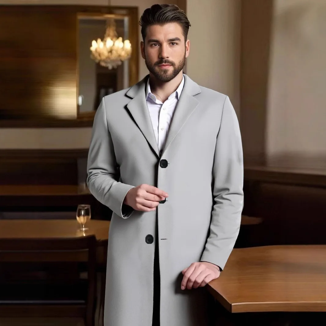 Autumn And Winter Stand-up Collar Coat Jacket Fashionable And Elegant Coat Extended Slim Trench Coat Multi-color
Autumn And Winter Stand-up Collar Coat Jacket Fashionable And Elegant Coat Extended Slim Trench Coat Multi-color