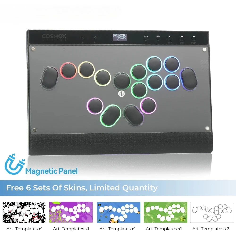 Magnetic C16-S Leverless Hitbox Controller All-Button Arcade Controller For PC PS4 PS5 Switch Stickless Arcade Stick
Magnetic C16-S Leverless Hitbox Controller All-Button Arcade Controller For PC PS4 PS5 Switch Stickless Arcade Stick