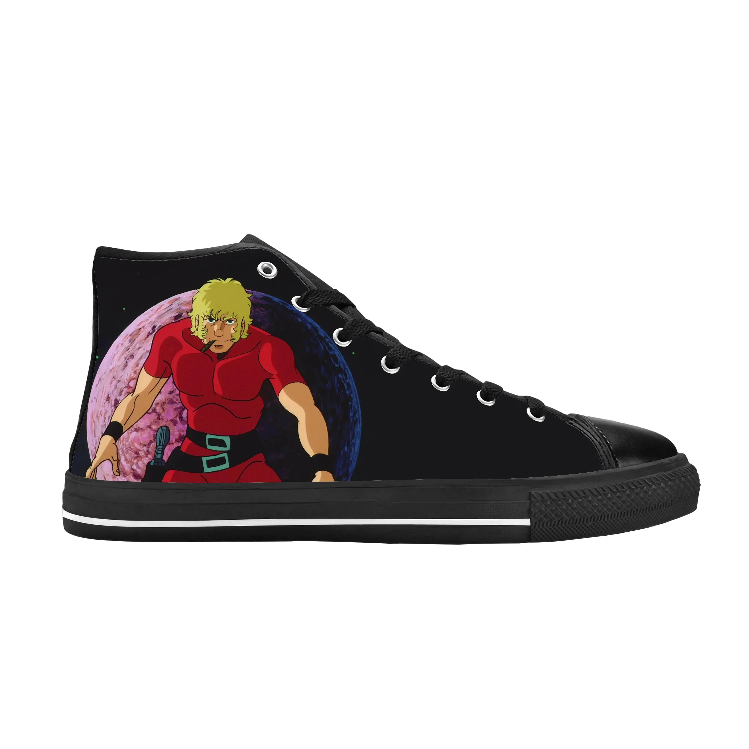 Space Adventure Cobra Japanese Anime Manga Comic Casual Cloth Shoes High Top Comfortable Breathable 3D Print Men Women Sneakers
Space Adventure Cobra Japanese Anime Manga Comic Casual Cloth Shoes High Top Comfortable Breathable 3D Print Men Women Sneakers