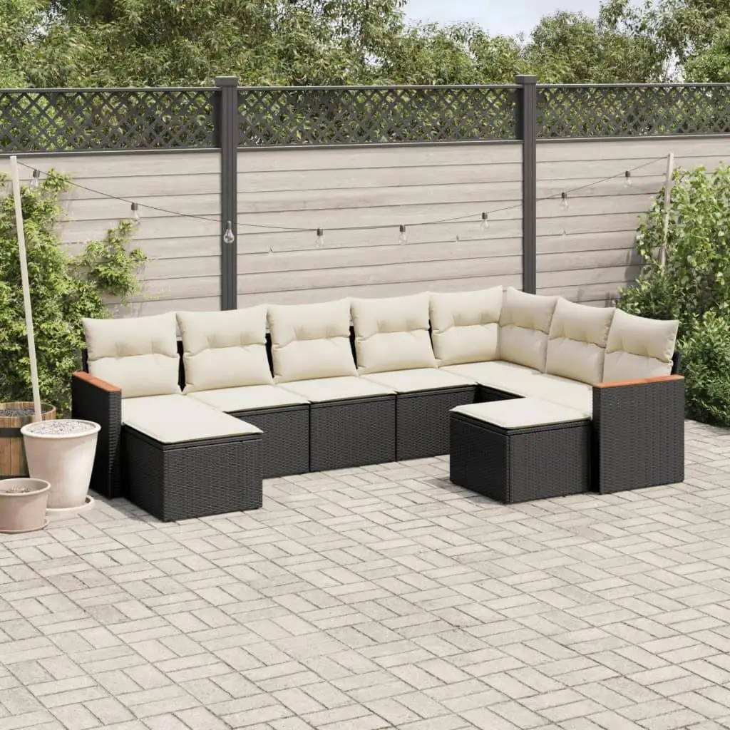 Large Modular Black PE Rattan Garden Sofa Set Outdoor Furniture Comfortable Seating for Patio Balcony Deck Relaxation
Large Modular Black PE Rattan Garden Sofa Set Outdoor Furniture Comfortable Seating for Patio Balcony Deck Relaxation