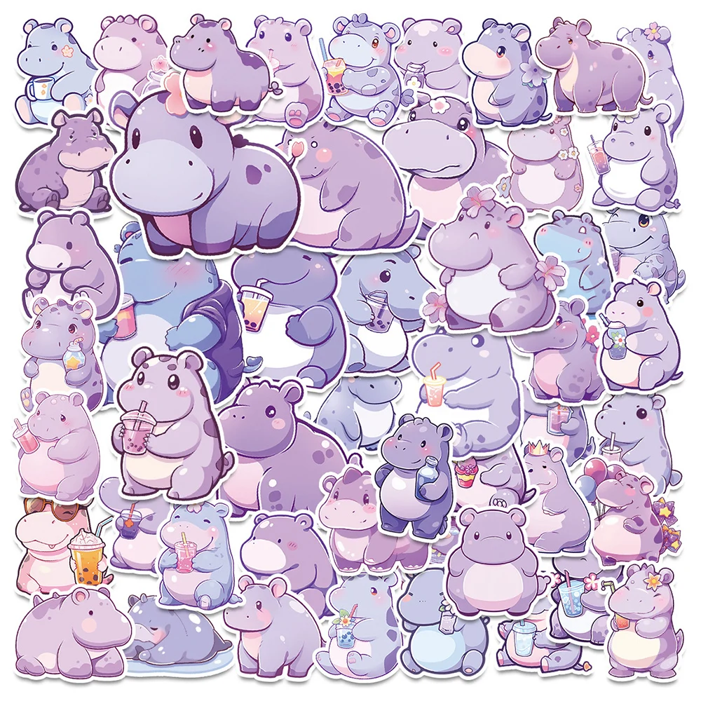 10/30/50pcs Creative Purple Animal Hippo Cute Cartoon Stickers Notebook Phone Stationery Laptop Decoration Sticker Fun for Gift
10/30/50pcs Creative Purple Animal Hippo Cute Cartoon Stickers Notebook Phone Stationery Laptop Decoration Sticker Fun for Gift