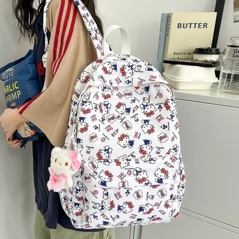 Hello Kitty School Backpack for Kids Girls Cute Anime Cosplay Bag Lightweight Durable Backpack
Hello Kitty School Backpack for Kids Girls Cute Anime Cosplay Bag Lightweight Durable Backpack