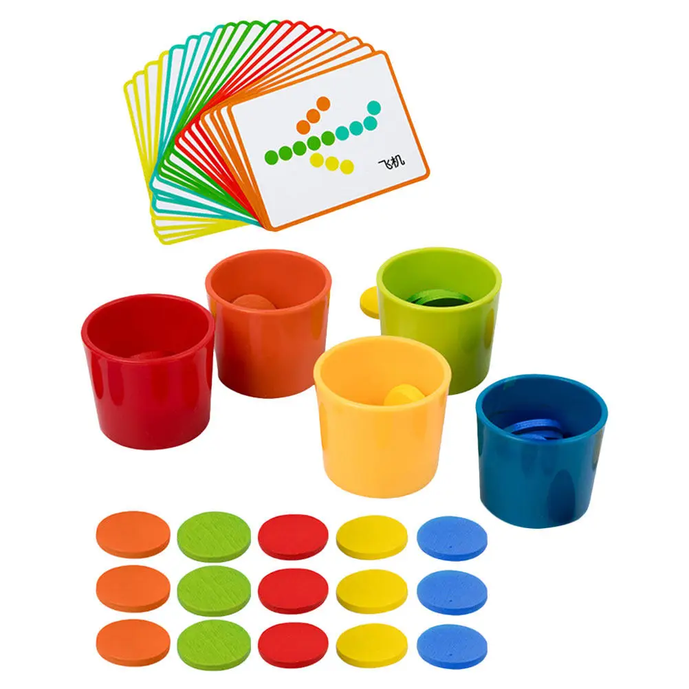 1Set Color Classification Cups Montessori Educational Color Matching Sorting Set for Toddler Early Learning Creativity Logic
1Set Color Classification Cups Montessori Educational Color Matching Sorting Set for Toddler Early Learning Creativity Logic