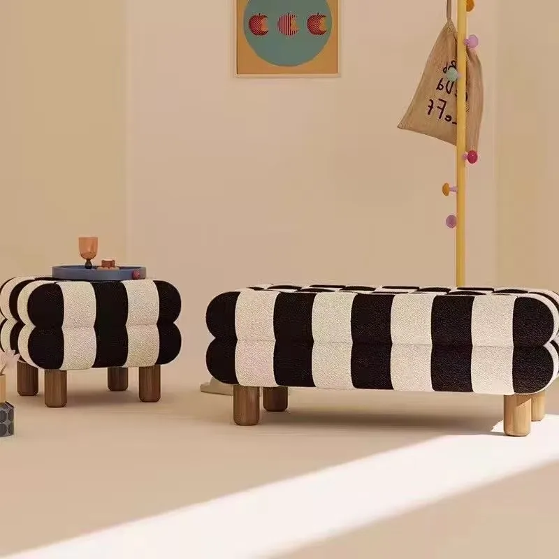 Табурет для пеленания обуви, винтажная клетчатая скамейка-черно-белый табурет для прихожей, кремовое эстетичное длинное сиденье для спальни, фойе
Табурет для пеленания обуви, винтажная клетчатая скамейка-черно-белый табурет для прихожей, кремовое эстетичное длинное сиденье для спальни, фойе